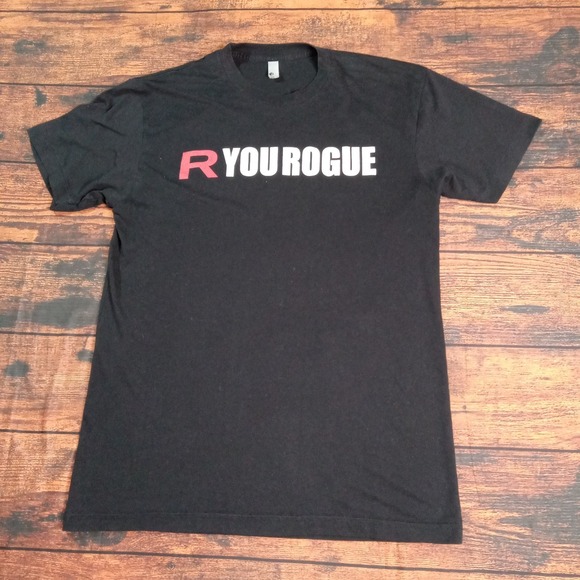 Rogue Short Sleeve Crew Neck T-Shirt Men's Large Black - Picture 1 of 7